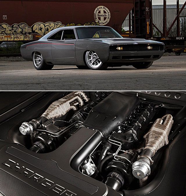 V10-Powered, 1300Hp Twin Turbo '68 Charger Nicknamed “Sliced” is Made to Melt Pavement - ThrottleXtreme | Muscle cars, Classic cars muscle, Dodge muscle cars