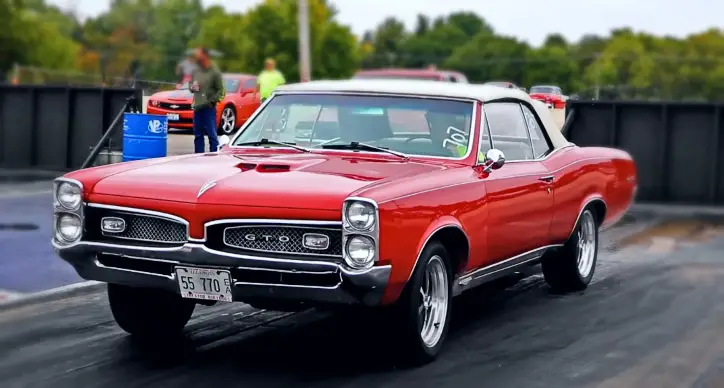 67 Pontiac GTO Drag Racing Vs Modern Muscle Cars | Hot Cars